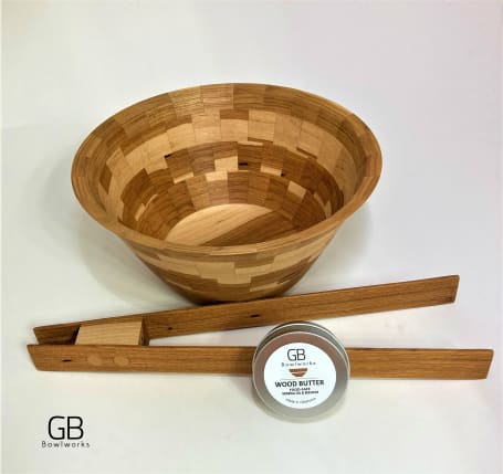 Hand turned wooden bowls